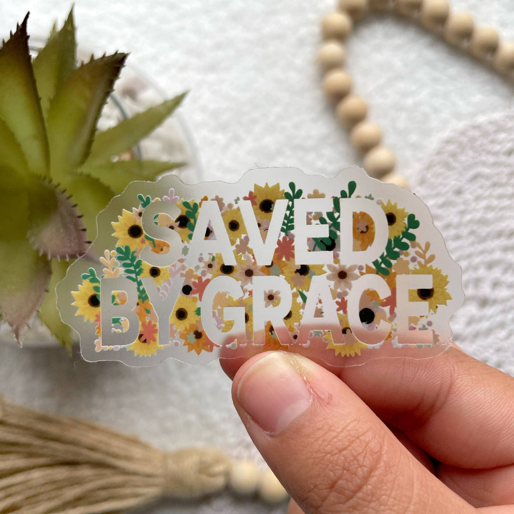 Saved by Grace Sticker